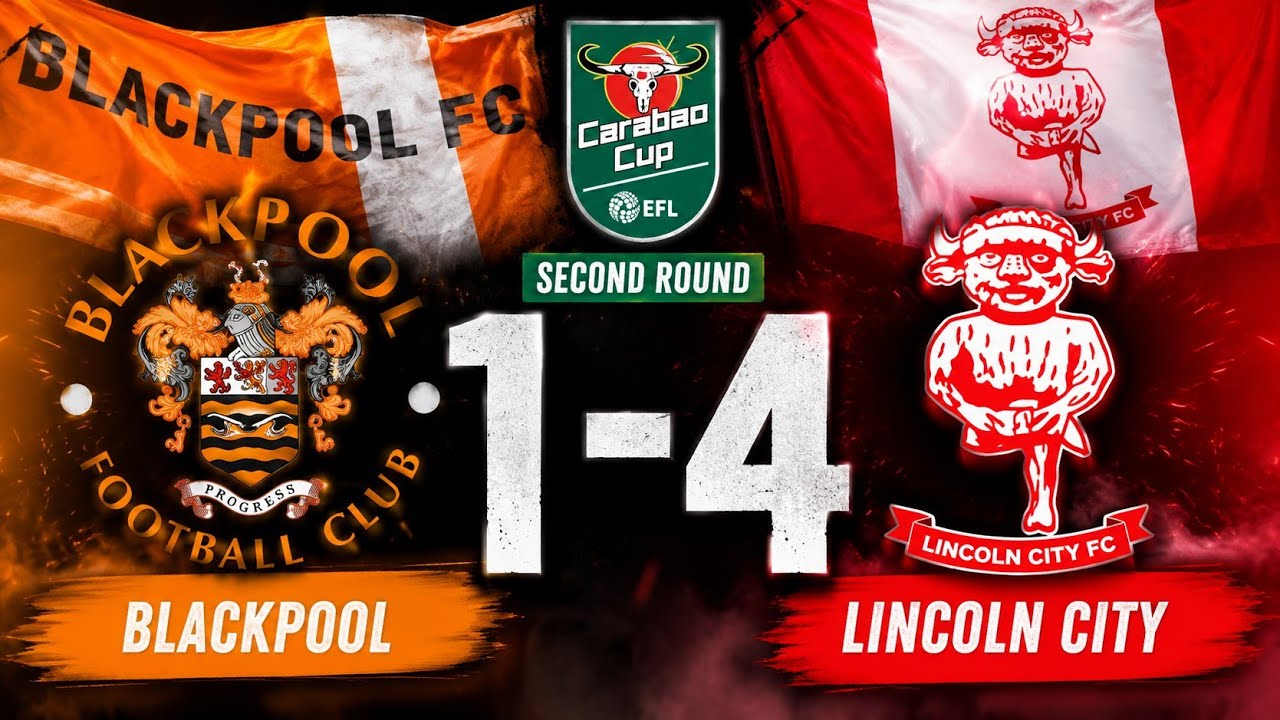 Blackpool vs Lincoln City ภาพวิดีโอไฮไลท์ฟุตบอล