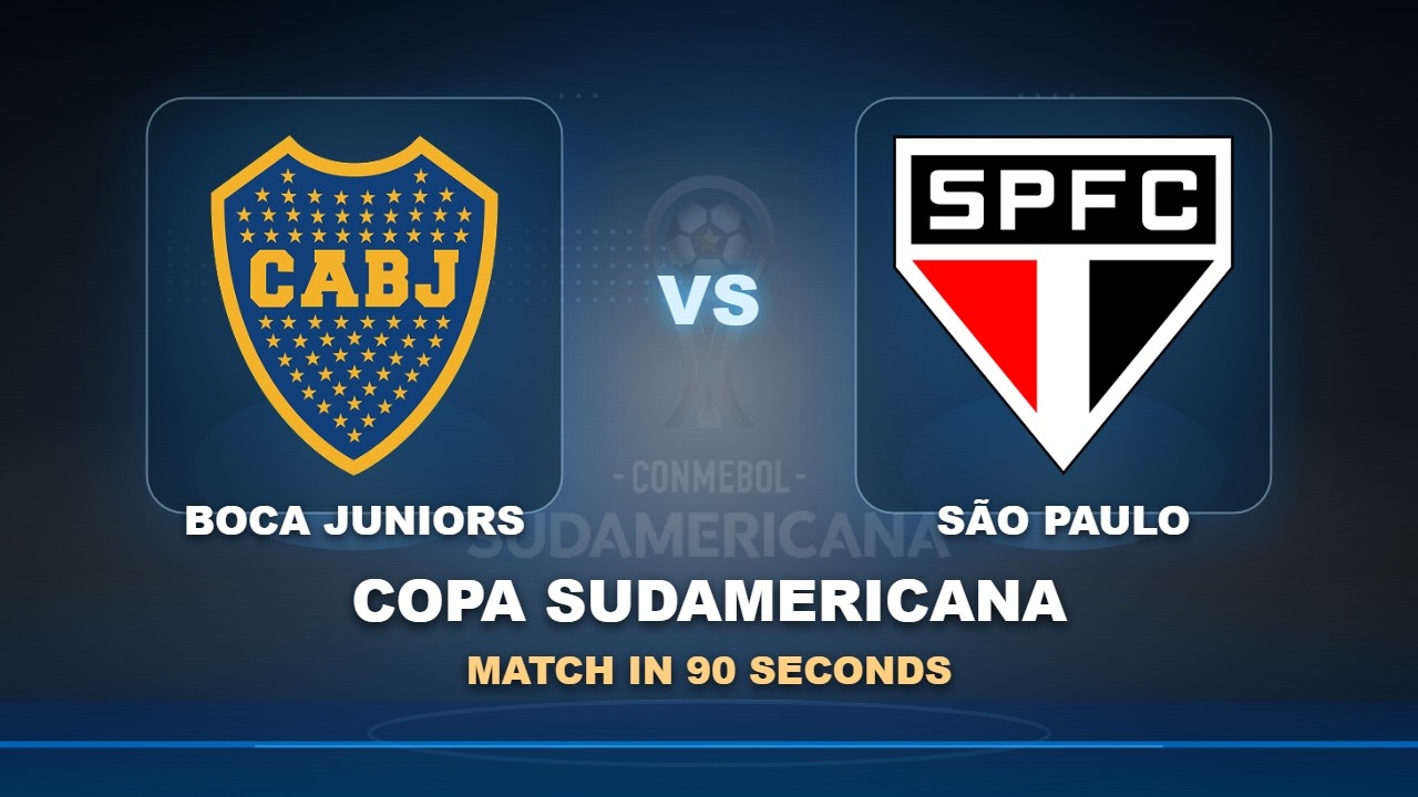 Boca Juniors vs São Paulo ภาพวิดีโอไฮไลท์ฟุตบอล