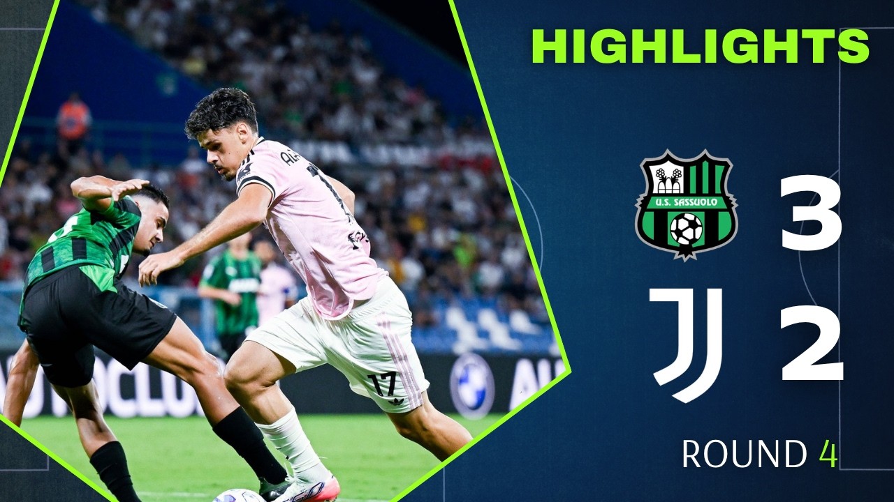 Sassuolo vs Juventus ภาพวิดีโอไฮไลท์ฟุตบอล