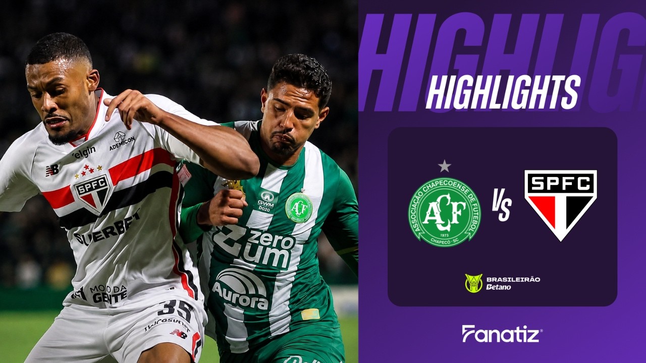 Chapecoense vs São Paulo ภาพวิดีโอไฮไลท์ฟุตบอล