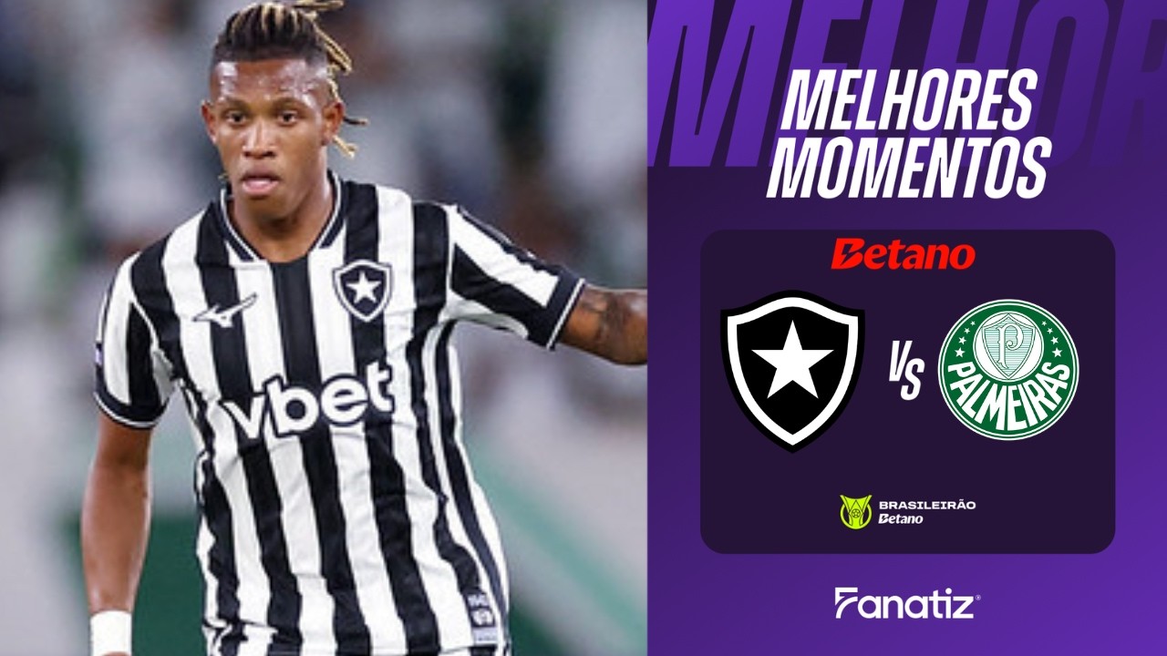 Botafogo vs Palmeiras ภาพวิดีโอไฮไลท์ฟุตบอล