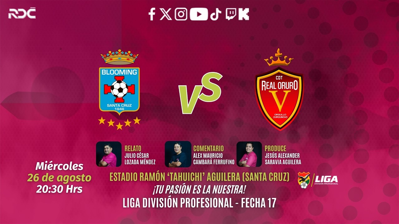Blooming vs Real Oruro วิดีโอฟุตบอล