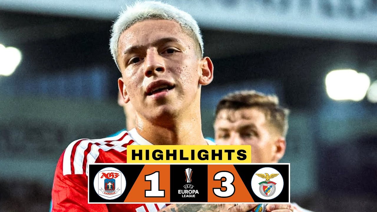 AGF vs Benfica ภาพวิดีโอไฮไลท์ฟุตบอล