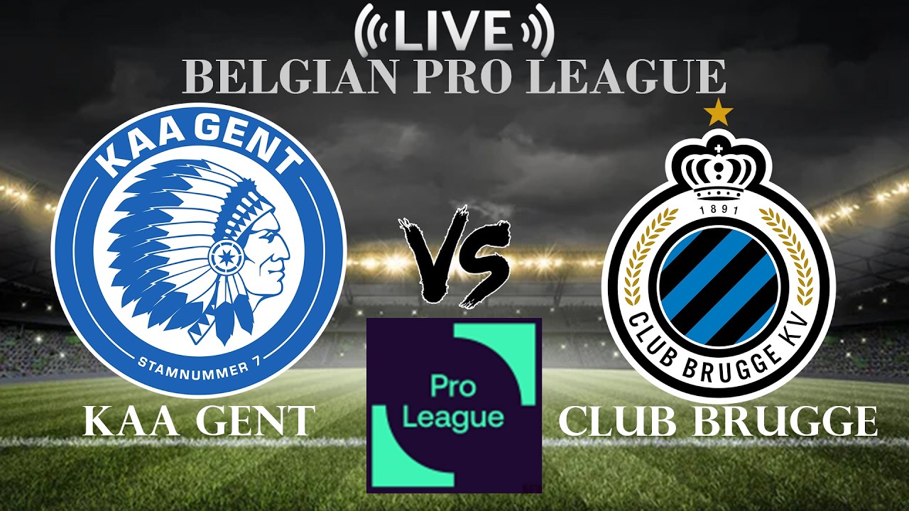 KAA Gent vs Club Brugge ภาพถ่ายทอดสดฟุตบอล