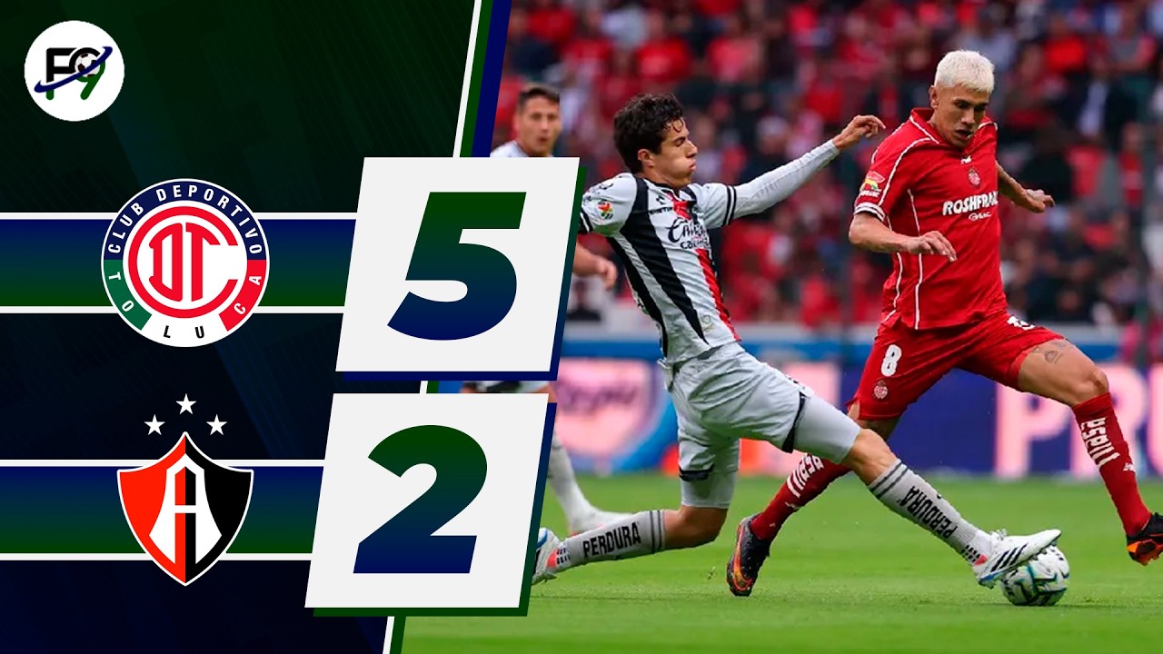 Toluca vs Atlas ภาพวิดีโอไฮไลท์ฟุตบอล