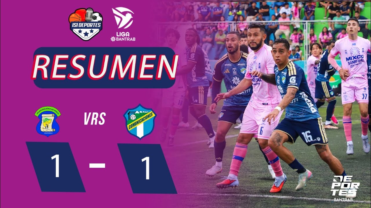 Deportivo Mixco vs Comunicaciones ภาพวิดีโอไฮไลท์ฟุตบอล