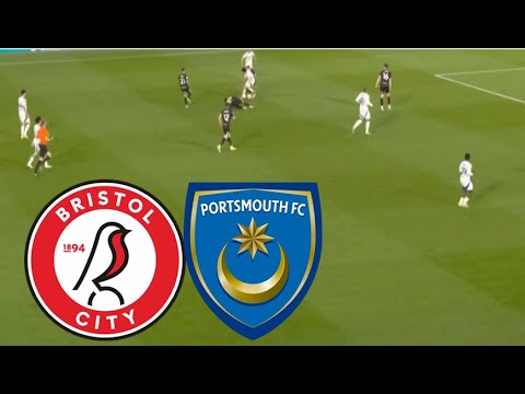 Bristol City vs Portsmouth ภาพถ่ายทอดสดฟุตบอล