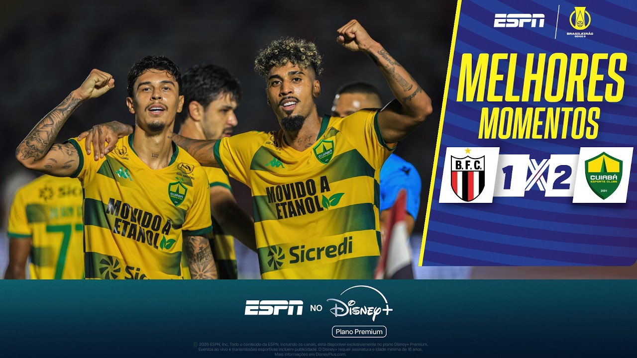 Botafogo-SP vs Cuiabá วิดีโอฟุตบอล