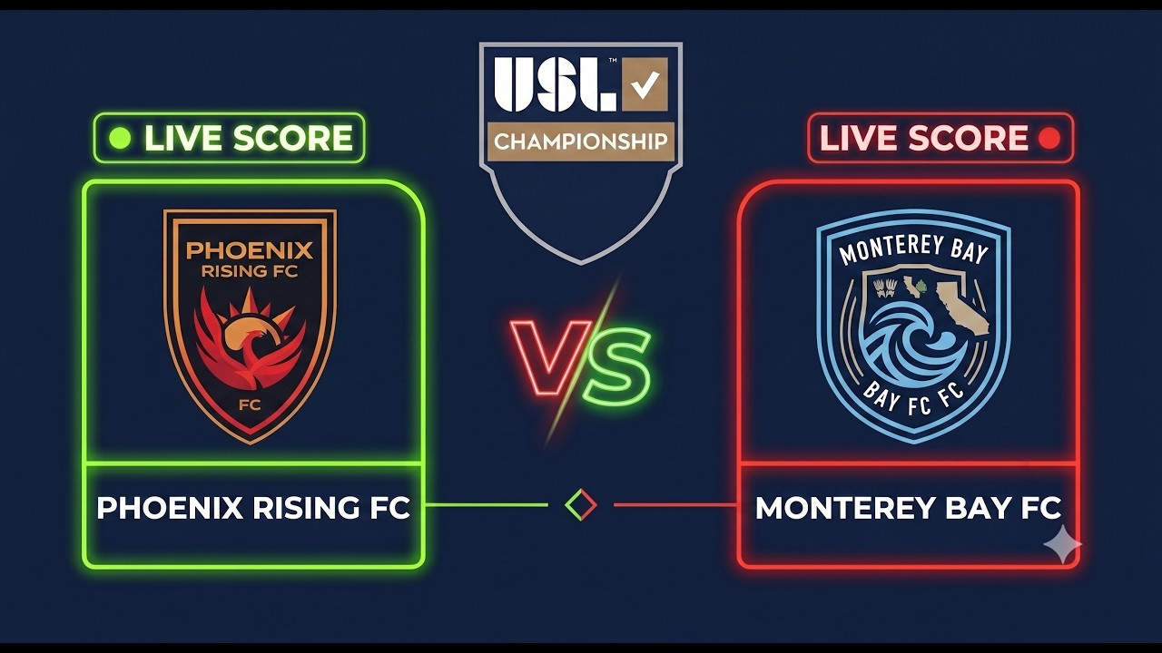 Phoenix Rising FC vs Monterey Bay FC | USL Championship 2026 | Live Score ภาพถ่ายทอดสดฟุตบอล