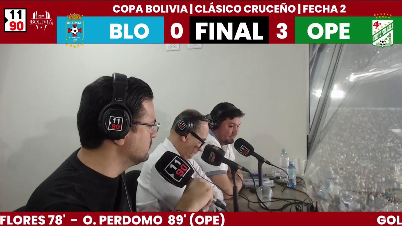 Blooming vs Oriente Petrolero ภาพวิดีโอไฮไลท์ฟุตบอล