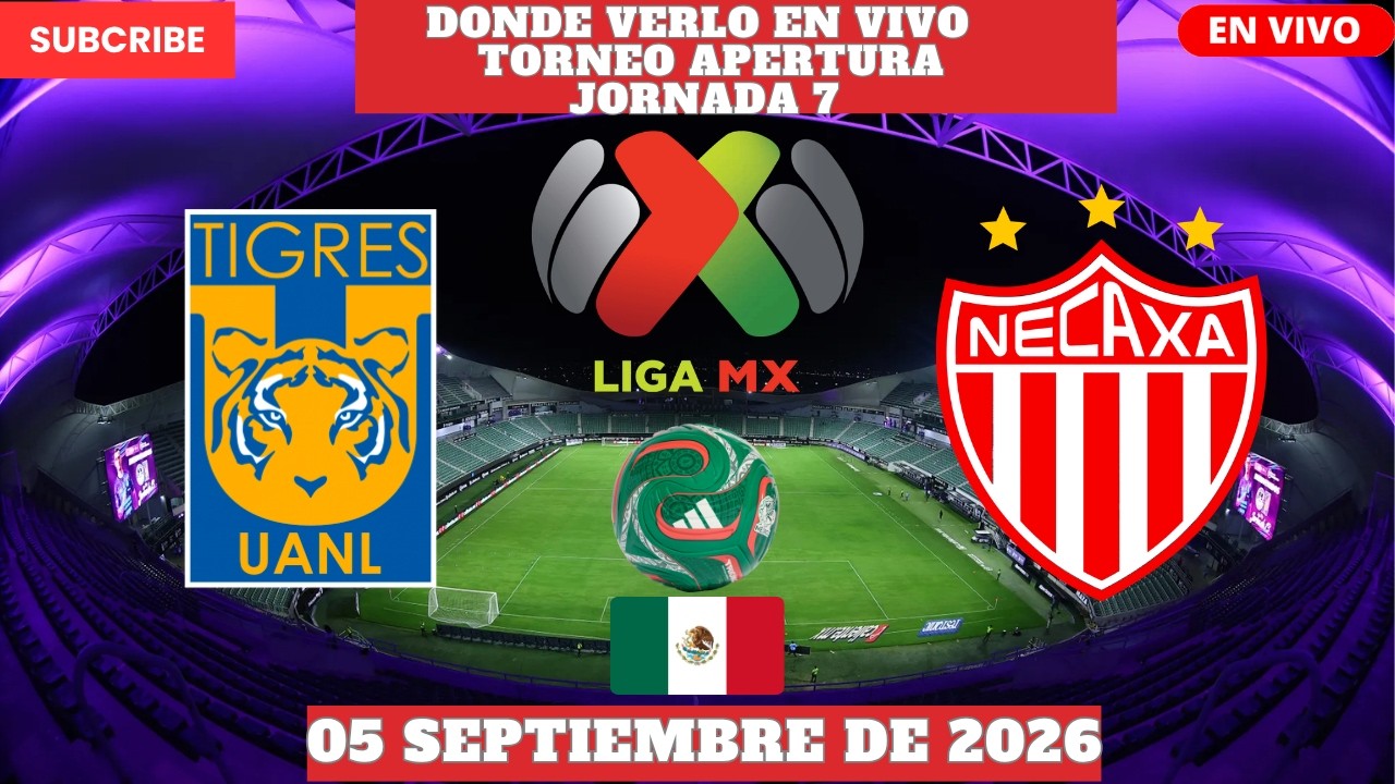Tigres UANL vs Necaxa ภาพถ่ายทอดสดฟุตบอล