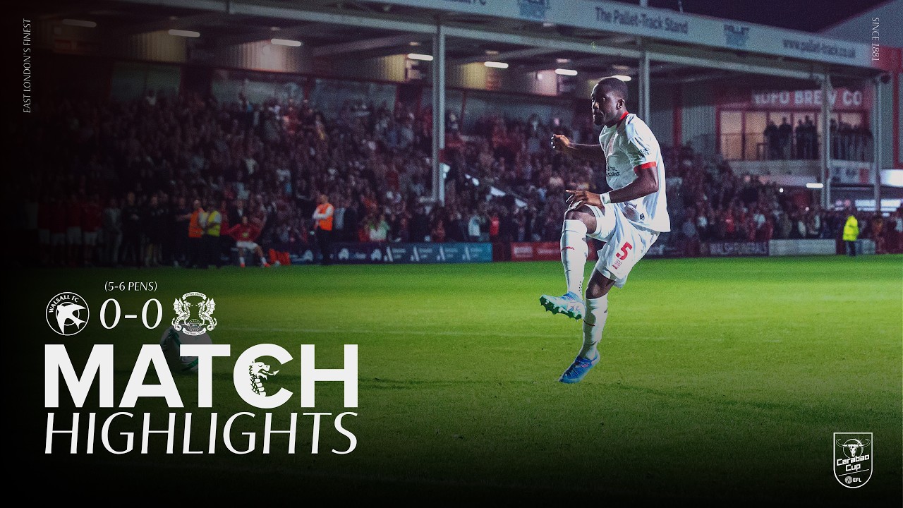 Walsall vs Leyton Orient ภาพวิดีโอไฮไลท์ฟุตบอล