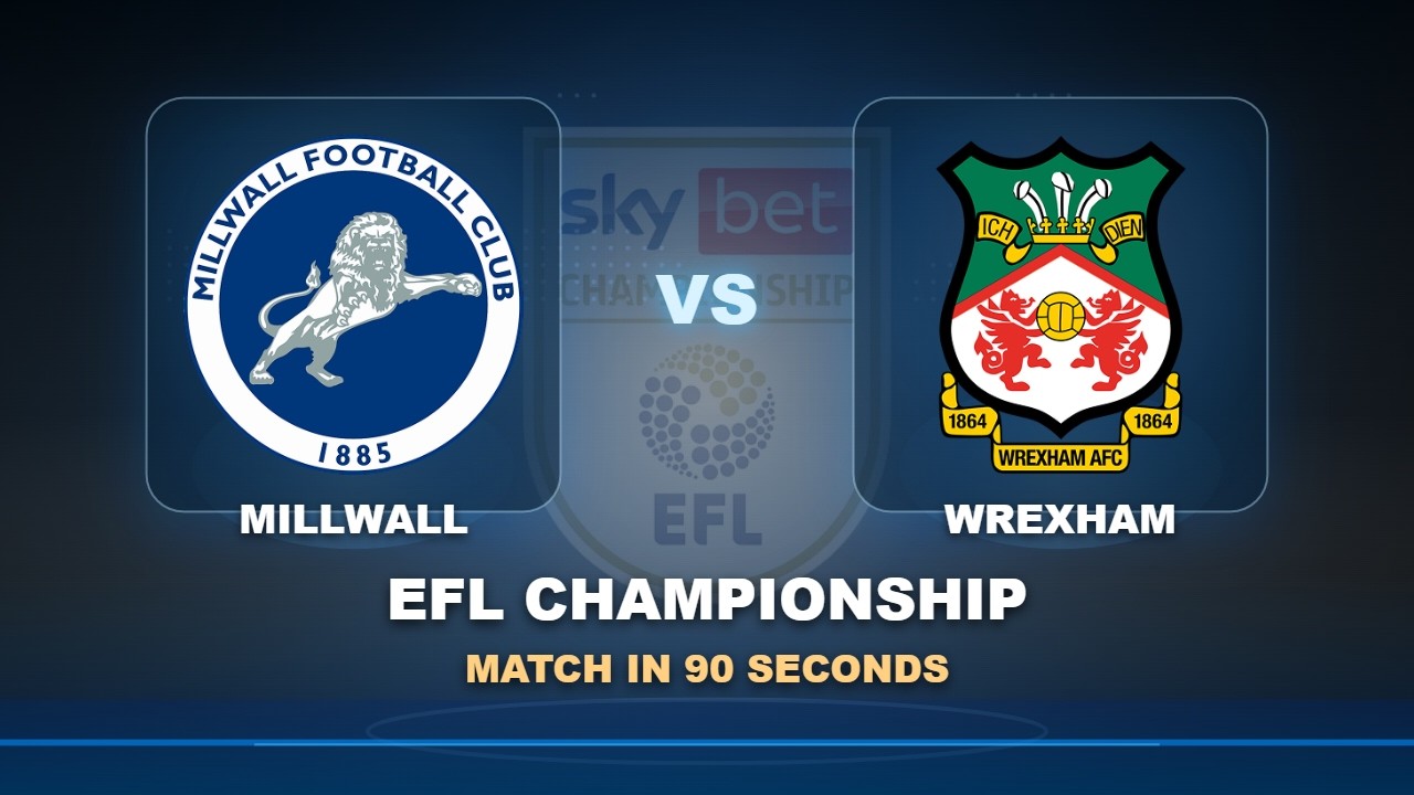 Millwall vs Wrexham วิดีโอฟุตบอล