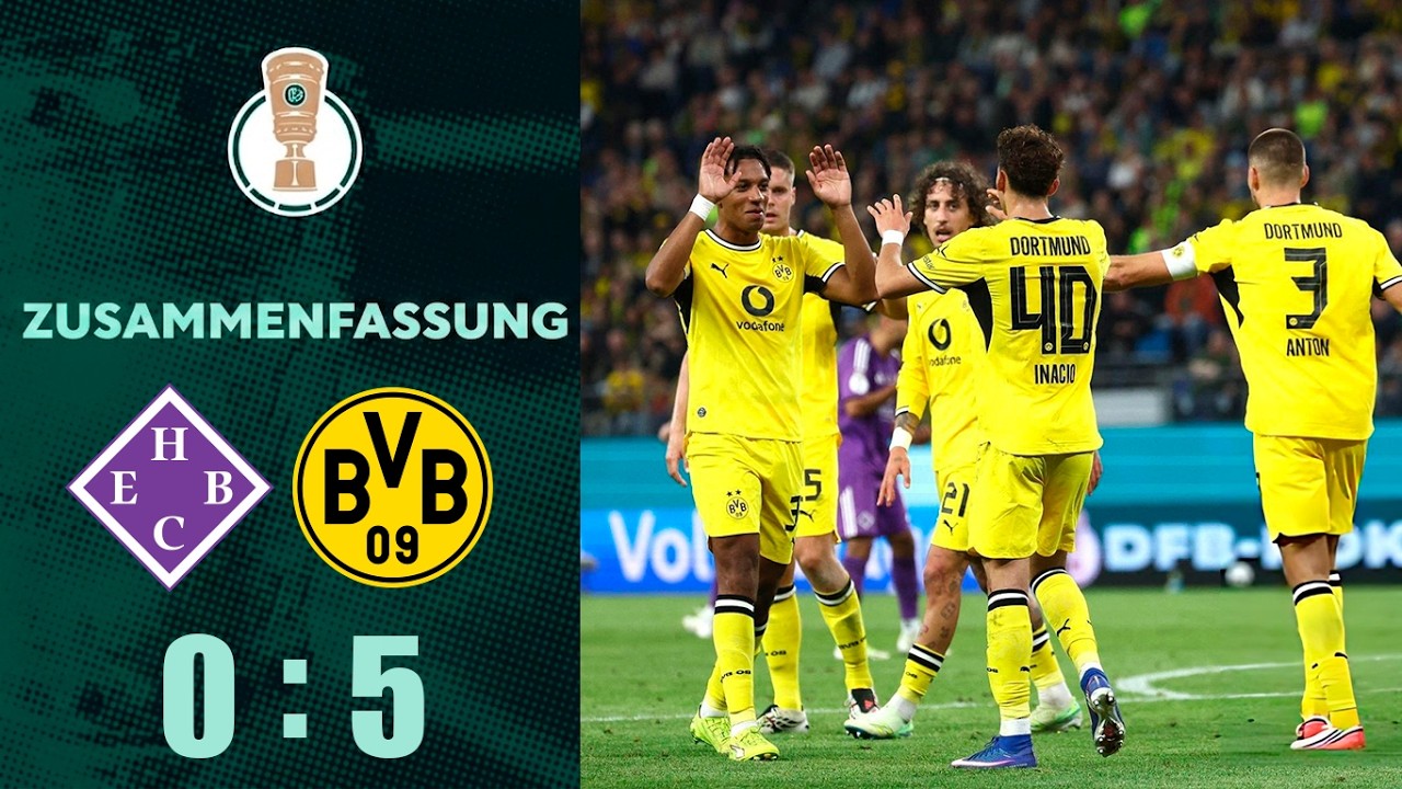HEBC Hamburg vs Borussia Dortmund ภาพวิดีโอไฮไลท์ฟุตบอล