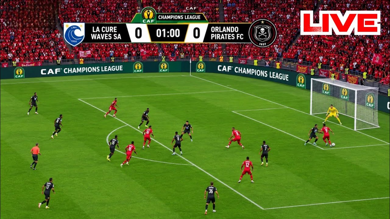 Orlando Pirates vs La Cure Waves ภาพถ่ายทอดสดฟุตบอล
