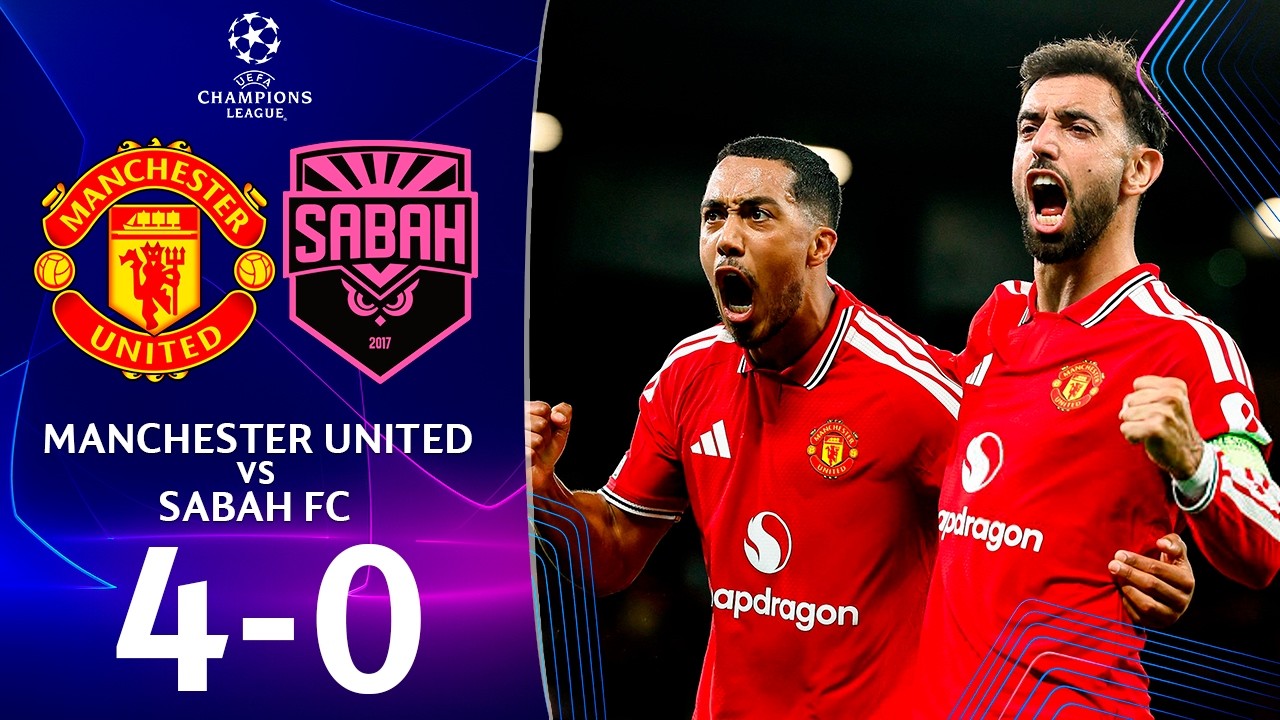 Manchester United vs Sabah FK ภาพวิดีโอไฮไลท์ฟุตบอล