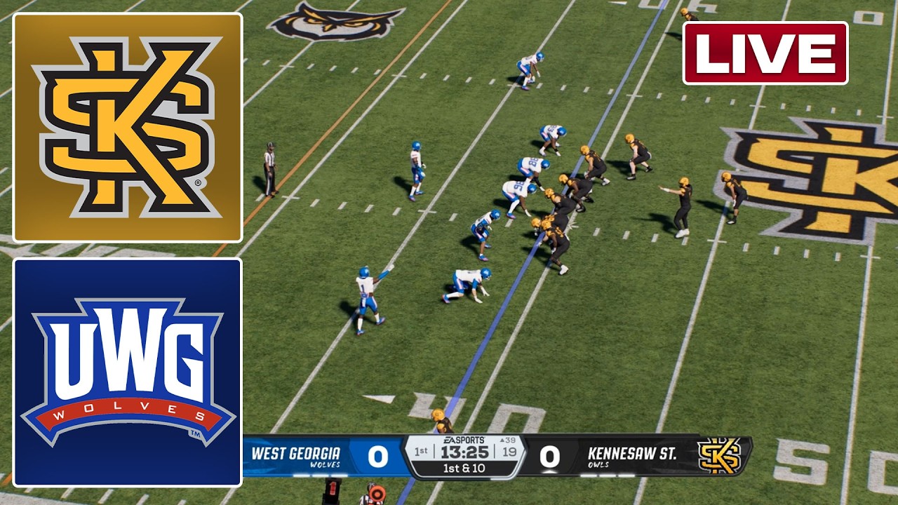 Kennesaw State vs West Georgia ภาพถ่ายทอดสดฟุตบอล