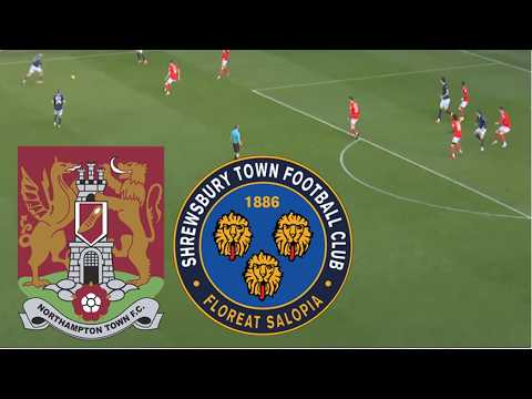 Shrewsbury Town vs Northampton Town ภาพถ่ายทอดสดฟุตบอล