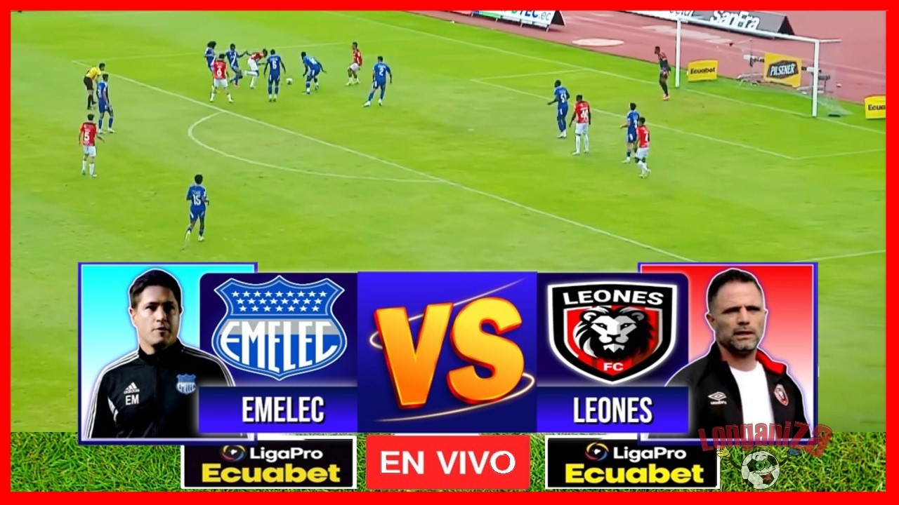 Emelec vs Leones ภาพถ่ายทอดสดฟุตบอล