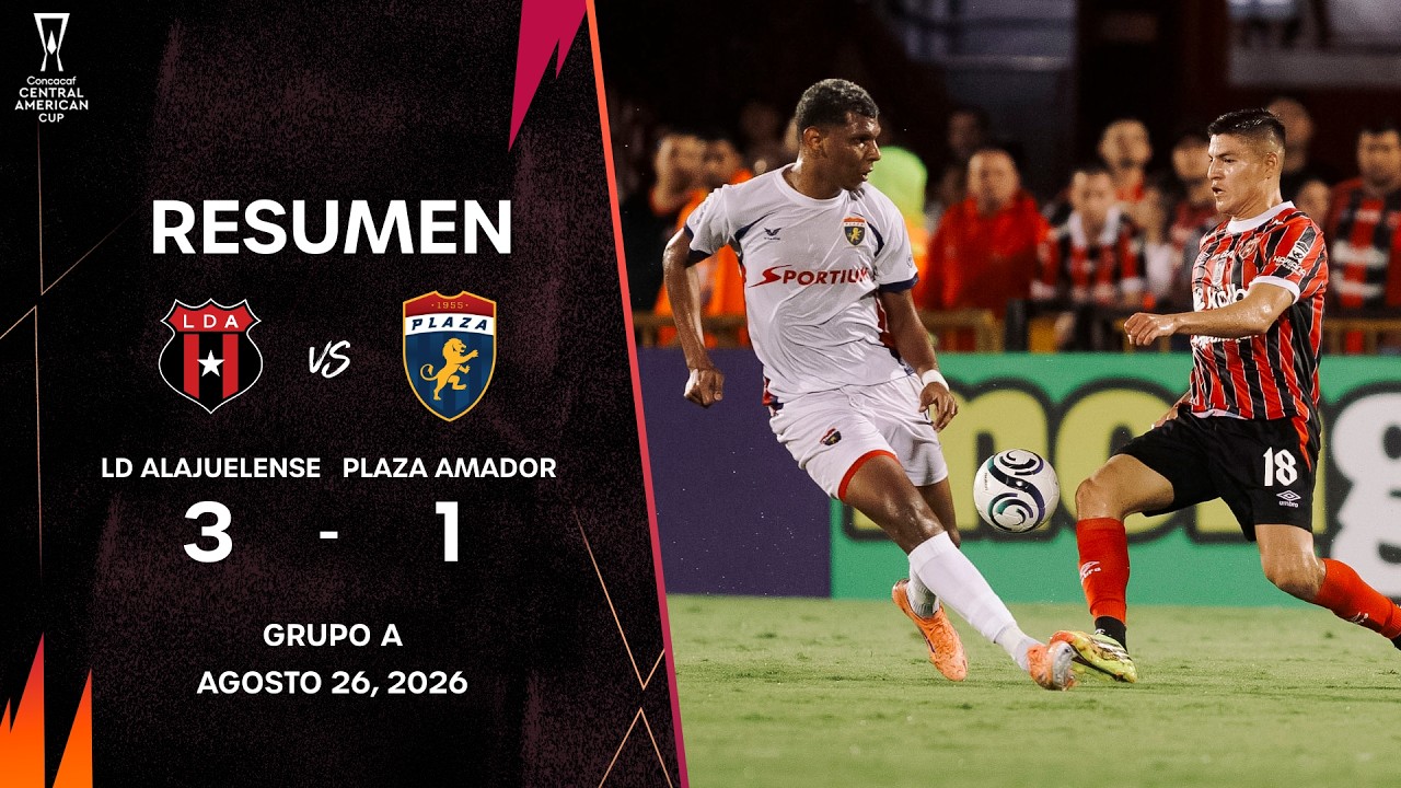 Alajuelense vs Plaza Amador วิดีโอฟุตบอล