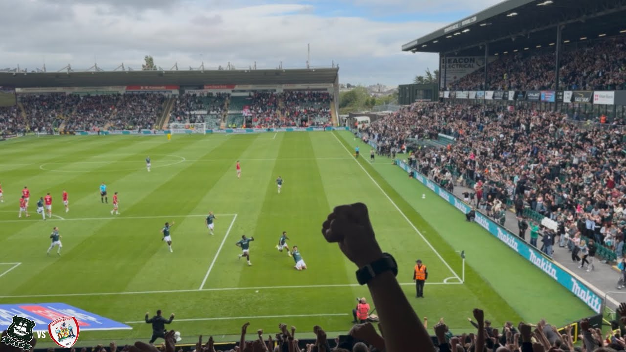 Plymouth Argyle vs Barnsley ภาพวิดีโอไฮไลท์ฟุตบอล