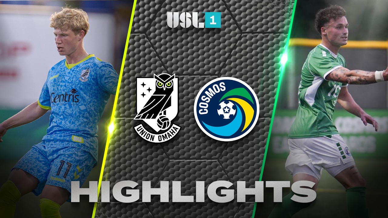 Union Omaha vs New York Cosmos ภาพวิดีโอไฮไลท์ฟุตบอล