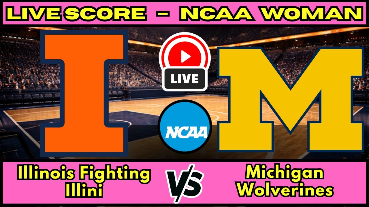 Illinois vs Michigan ภาพถ่ายทอดสดฟุตบอล
