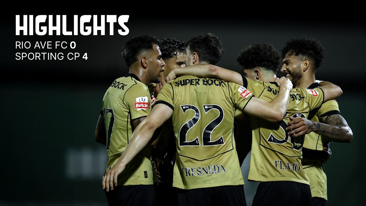 Rio Ave vs Sporting CP ภาพวิดีโอไฮไลท์ฟุตบอล