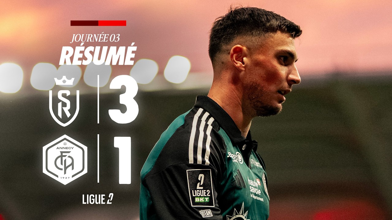 Stade de Reims vs Annecy ภาพวิดีโอไฮไลท์ฟุตบอล