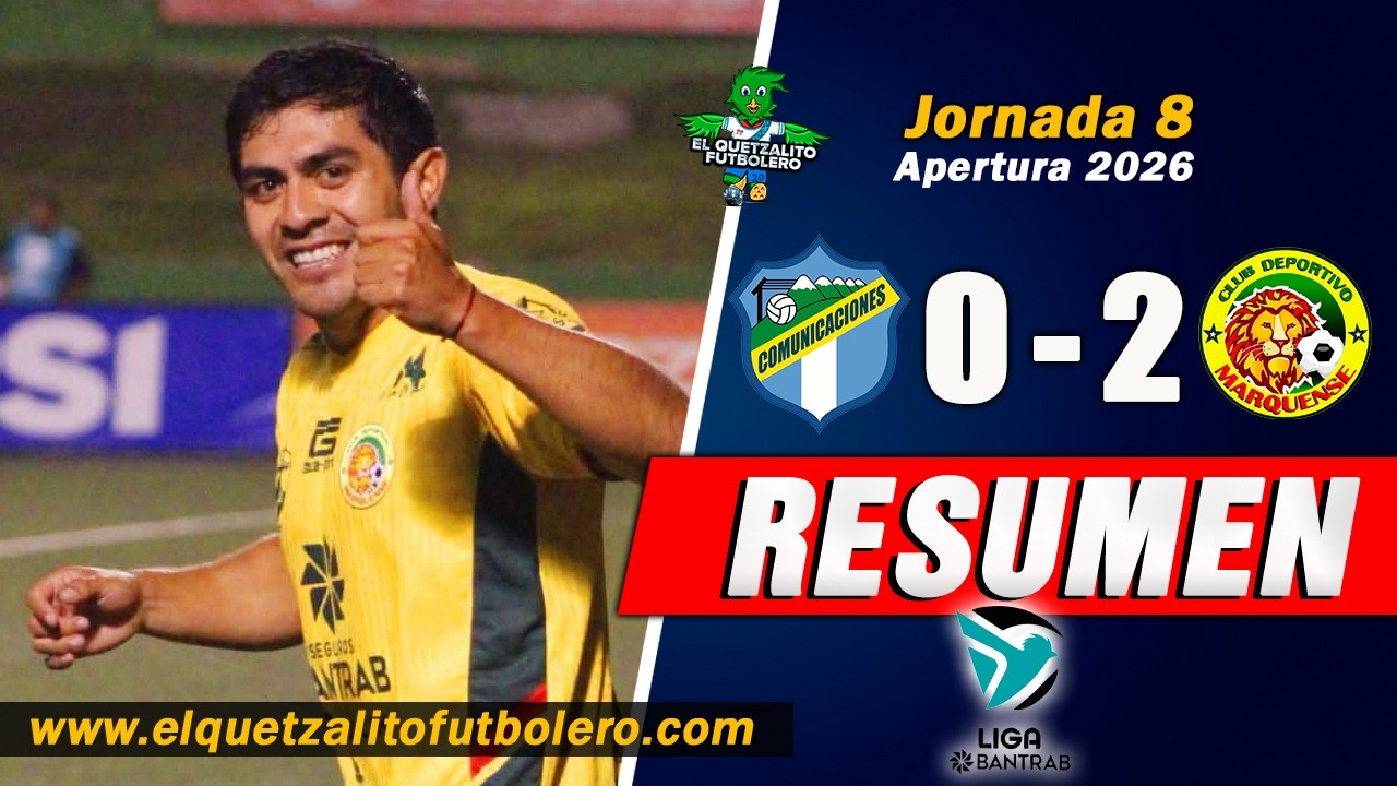 Comunicaciones vs Marquense วิดีโอฟุตบอล