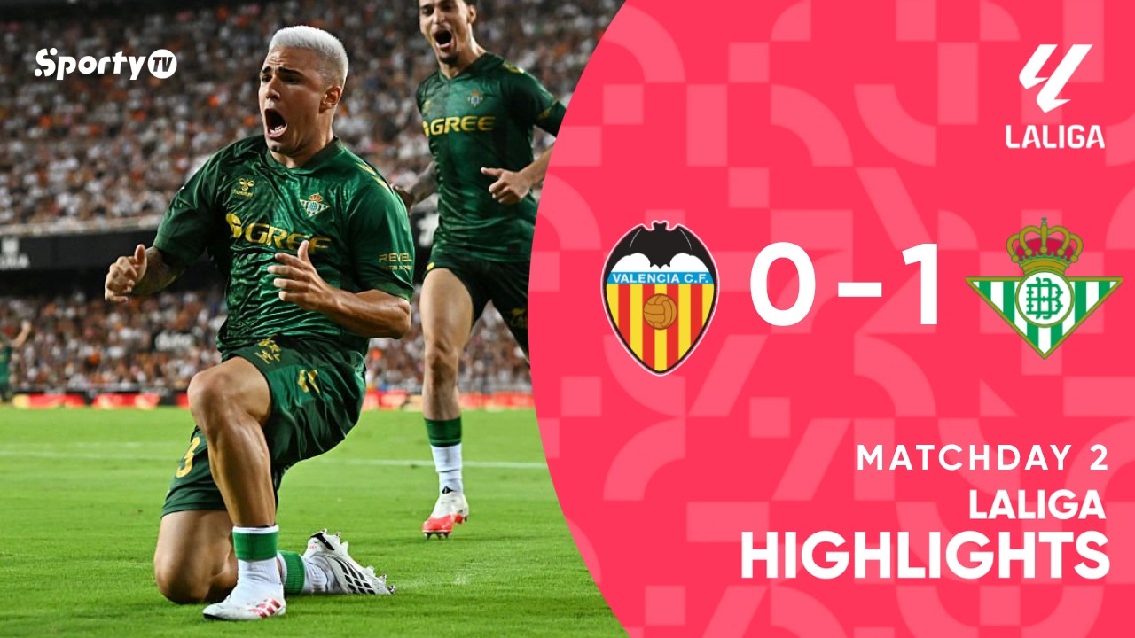 Valencia vs Real Betis ภาพวิดีโอไฮไลท์ฟุตบอล