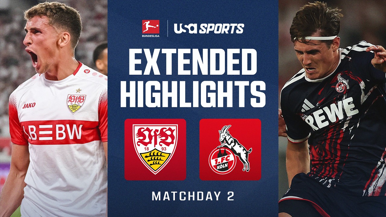 VfB Stuttgart vs FC Cologne วิดีโอฟุตบอล