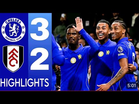 Fulham vs Chelsea ภาพวิดีโอไฮไลท์ฟุตบอล