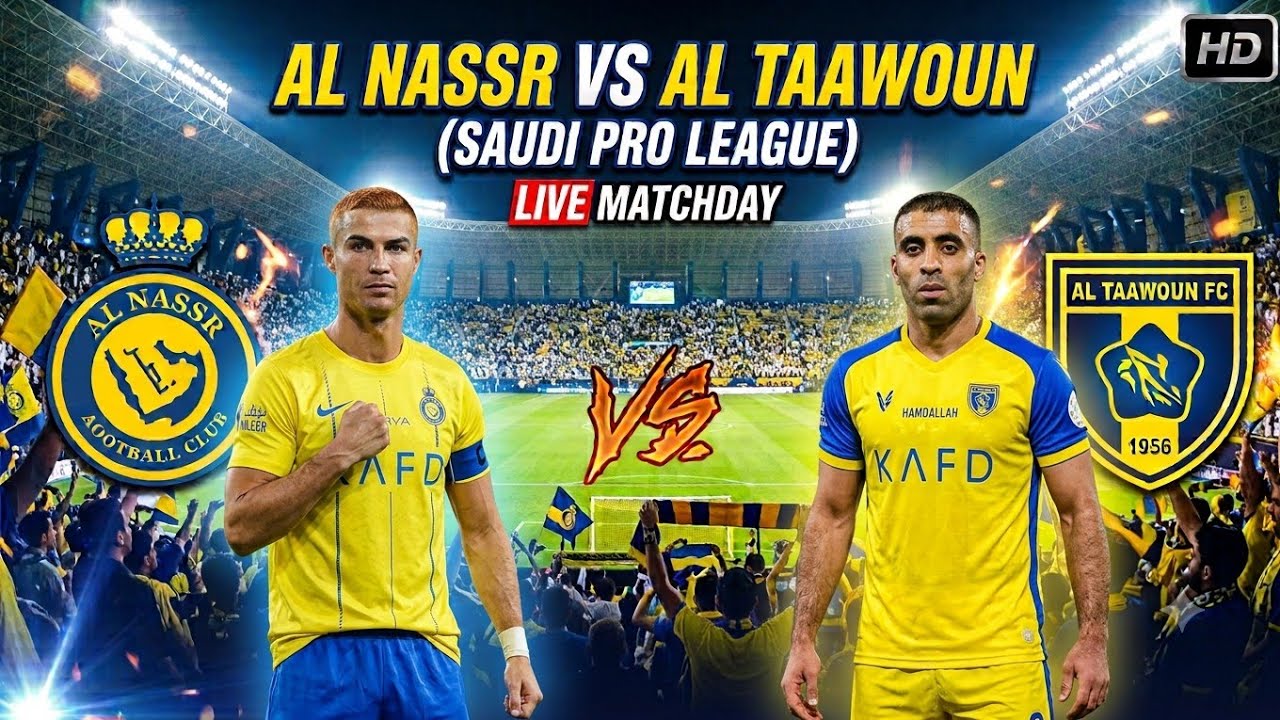 Al Nassr vs Al Taawoun ภาพถ่ายทอดสดฟุตบอล