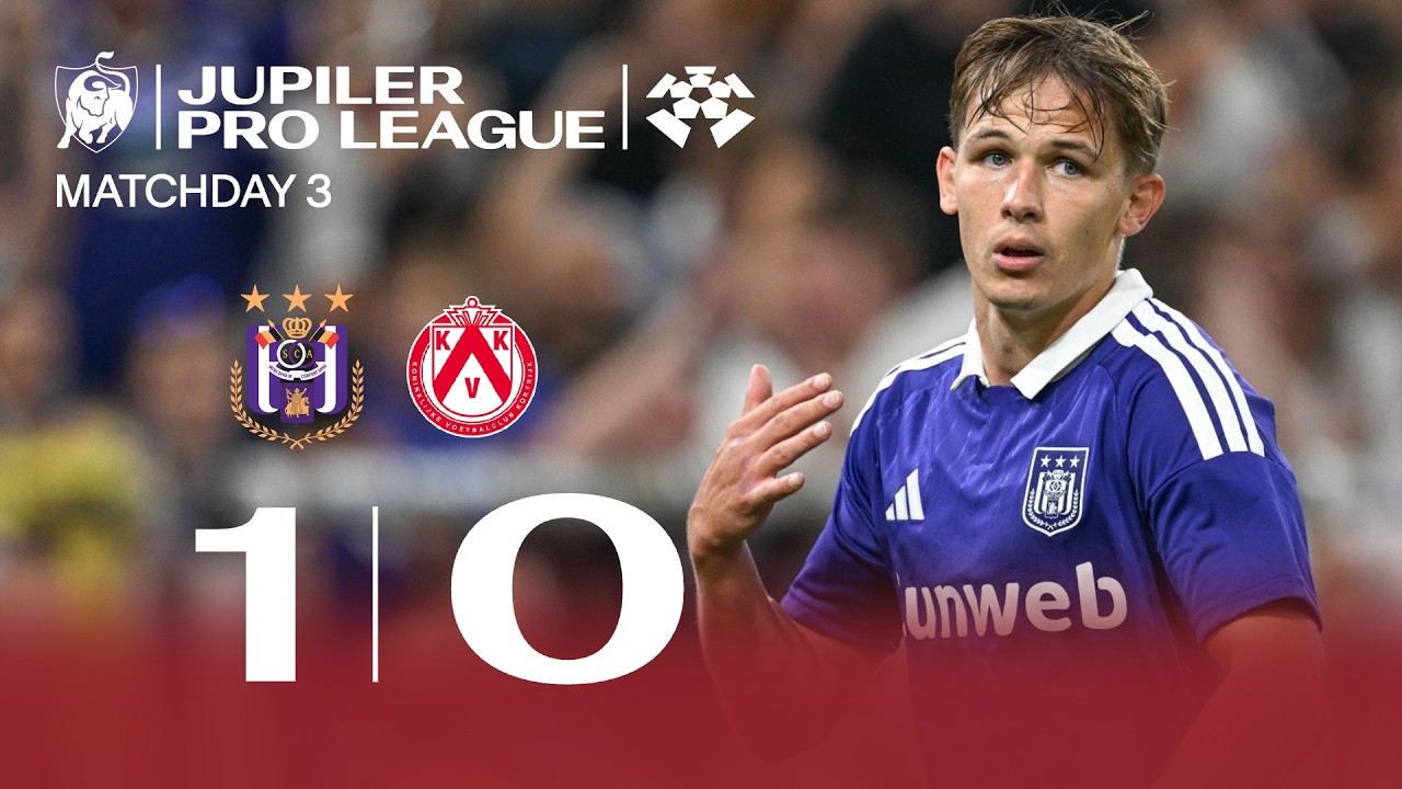 Anderlecht vs KV Kortrijk วิดีโอฟุตบอล