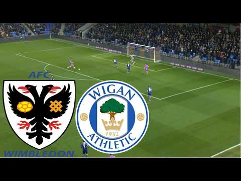 AFC Wimbledon vs Wigan Athletic ภาพถ่ายทอดสดฟุตบอล