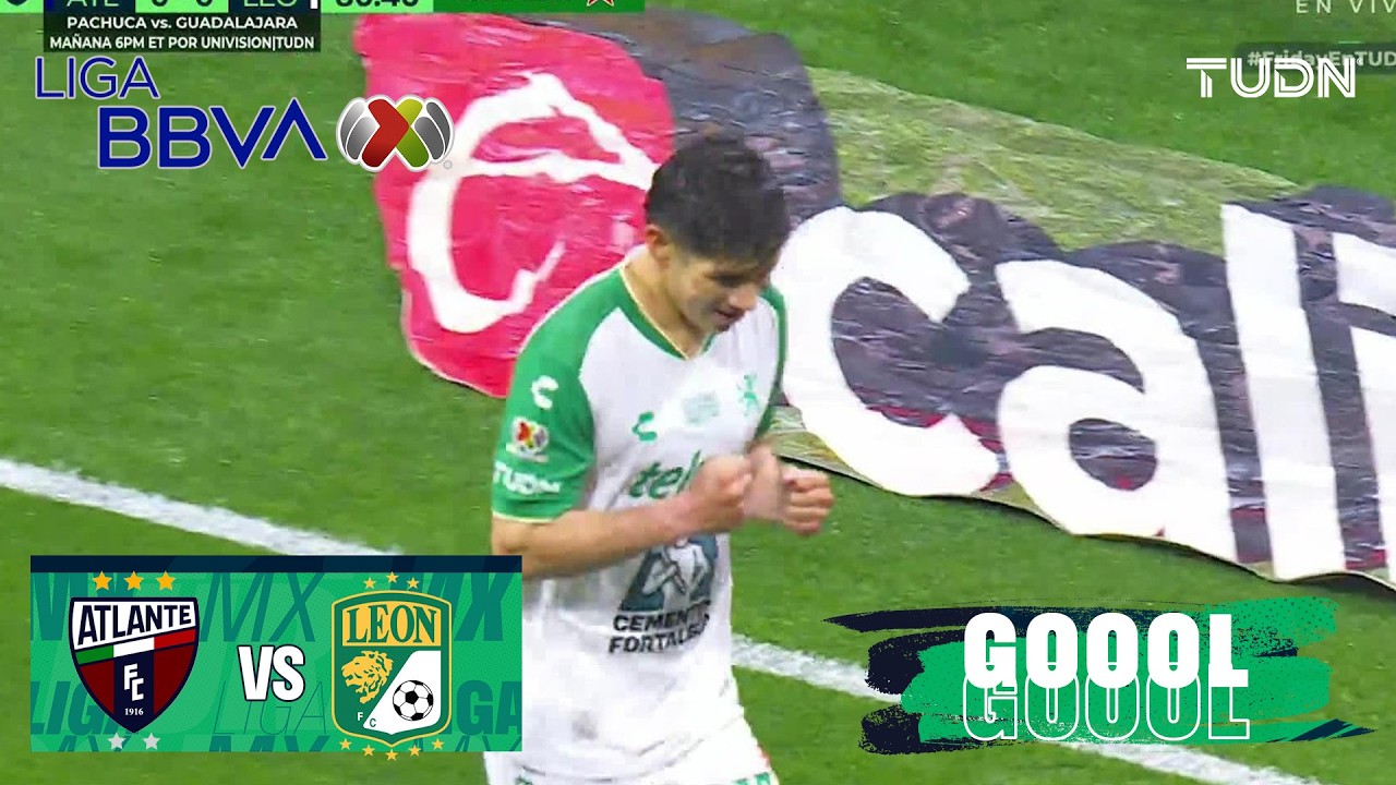 Atlante vs León ภาพวิดีโอไฮไลท์ฟุตบอล