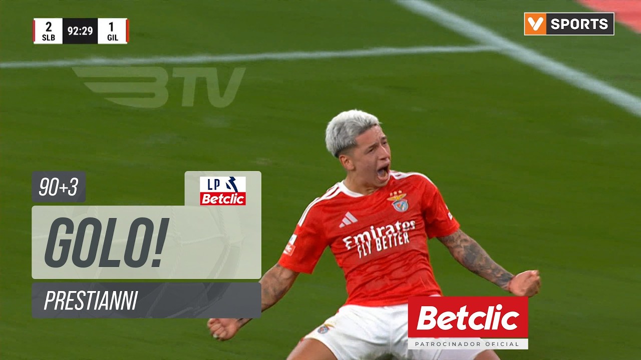Benfica vs Gil Vicente วิดีโอฟุตบอล