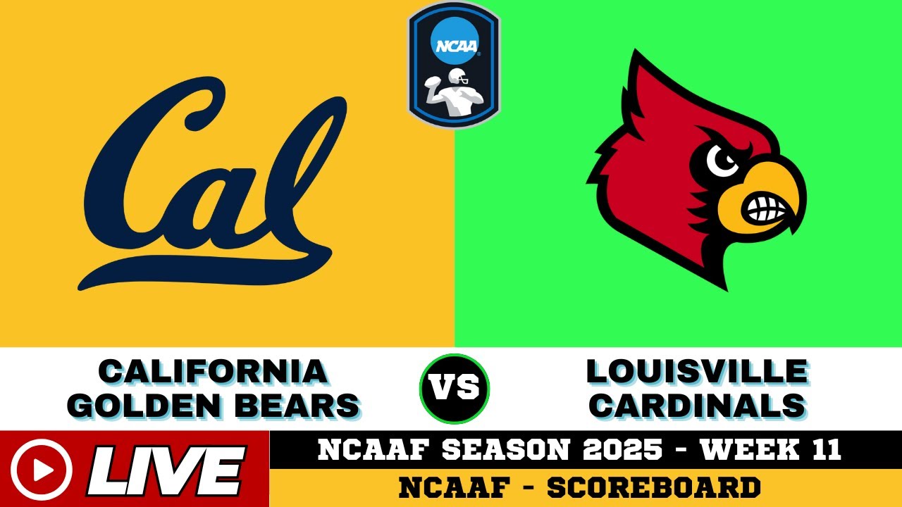 Louisville vs California ภาพถ่ายทอดสดฟุตบอล