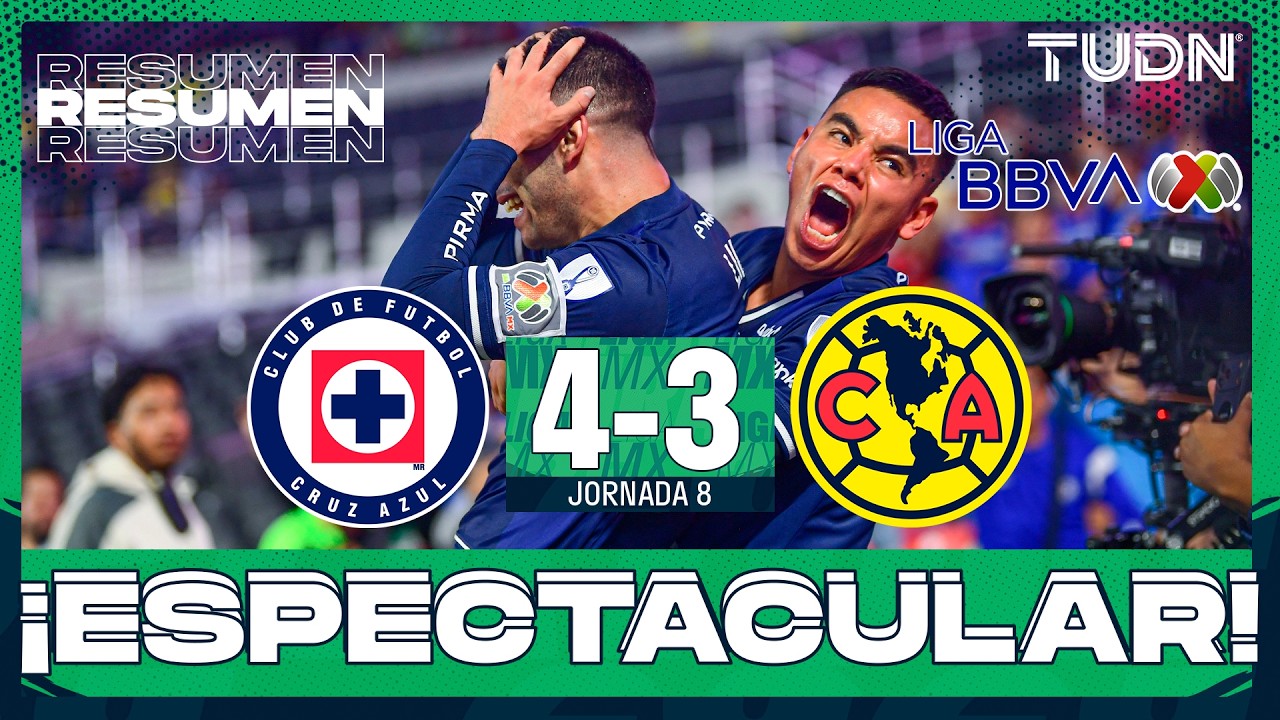 Cruz Azul vs América วิดีโอฟุตบอล