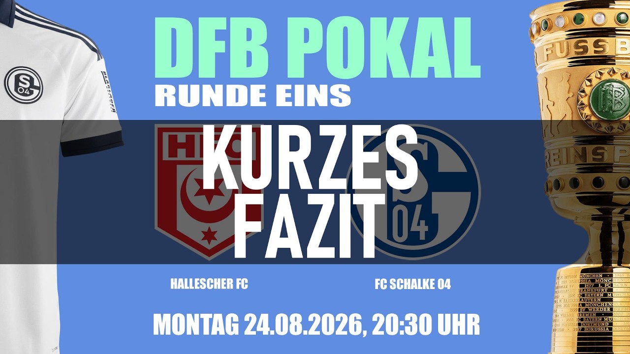 Hallescher FC vs Schalke 04 ภาพวิดีโอไฮไลท์ฟุตบอล