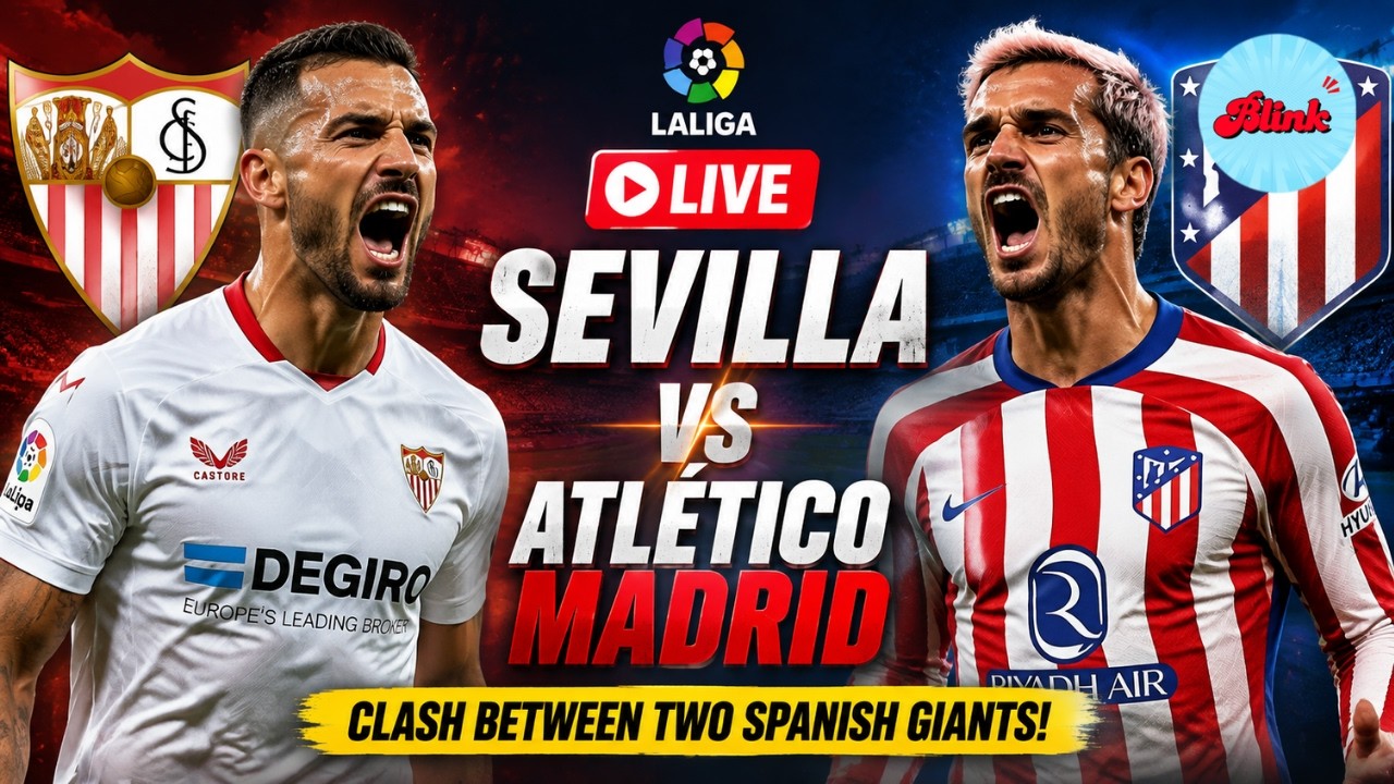 Sevilla vs Atlético Madrid ภาพถ่ายทอดสดฟุตบอล