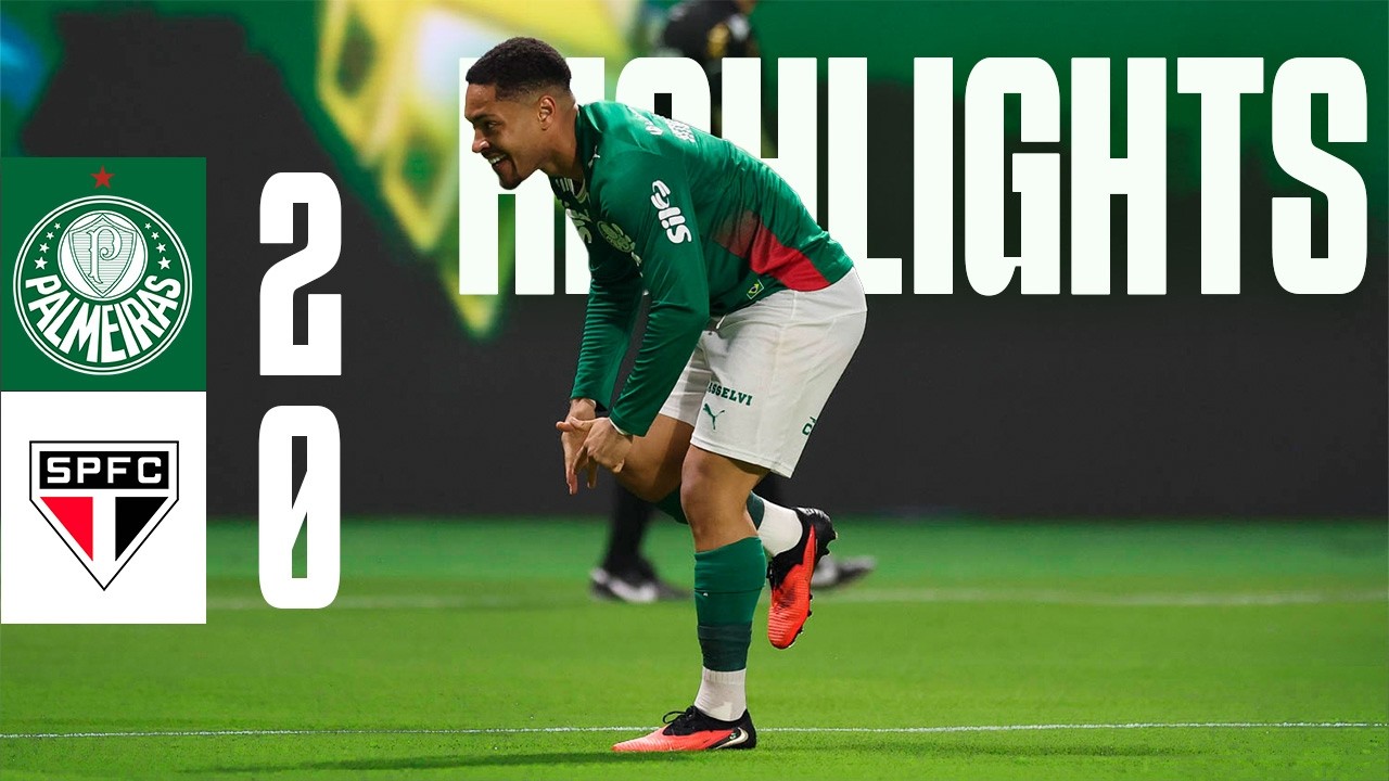 Palmeiras vs São Paulo ภาพวิดีโอไฮไลท์ฟุตบอล