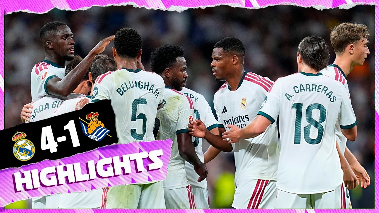 Real Madrid vs Real Sociedad วิดีโอฟุตบอล