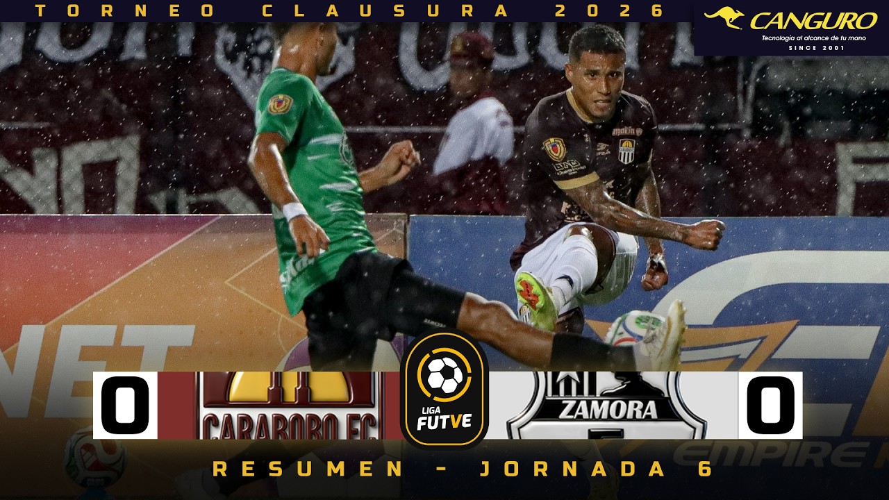 Carabobo vs Zamora FC วิดีโอฟุตบอล
