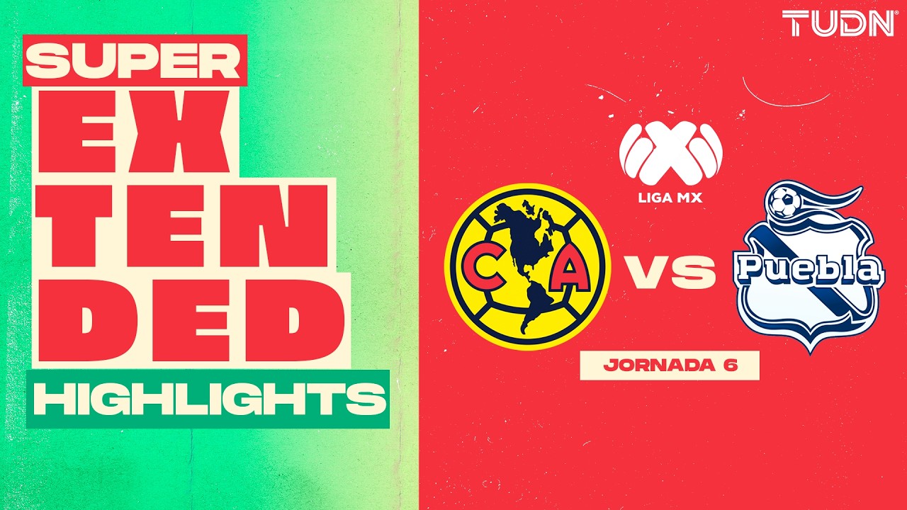 América vs Puebla ภาพวิดีโอไฮไลท์ฟุตบอล
