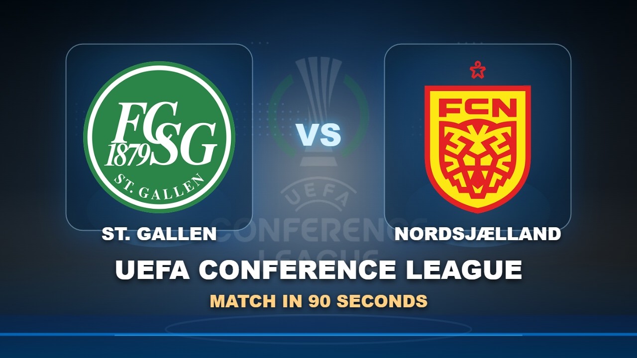 St. Gallen vs FC Nordsjælland วิดีโอฟุตบอล
