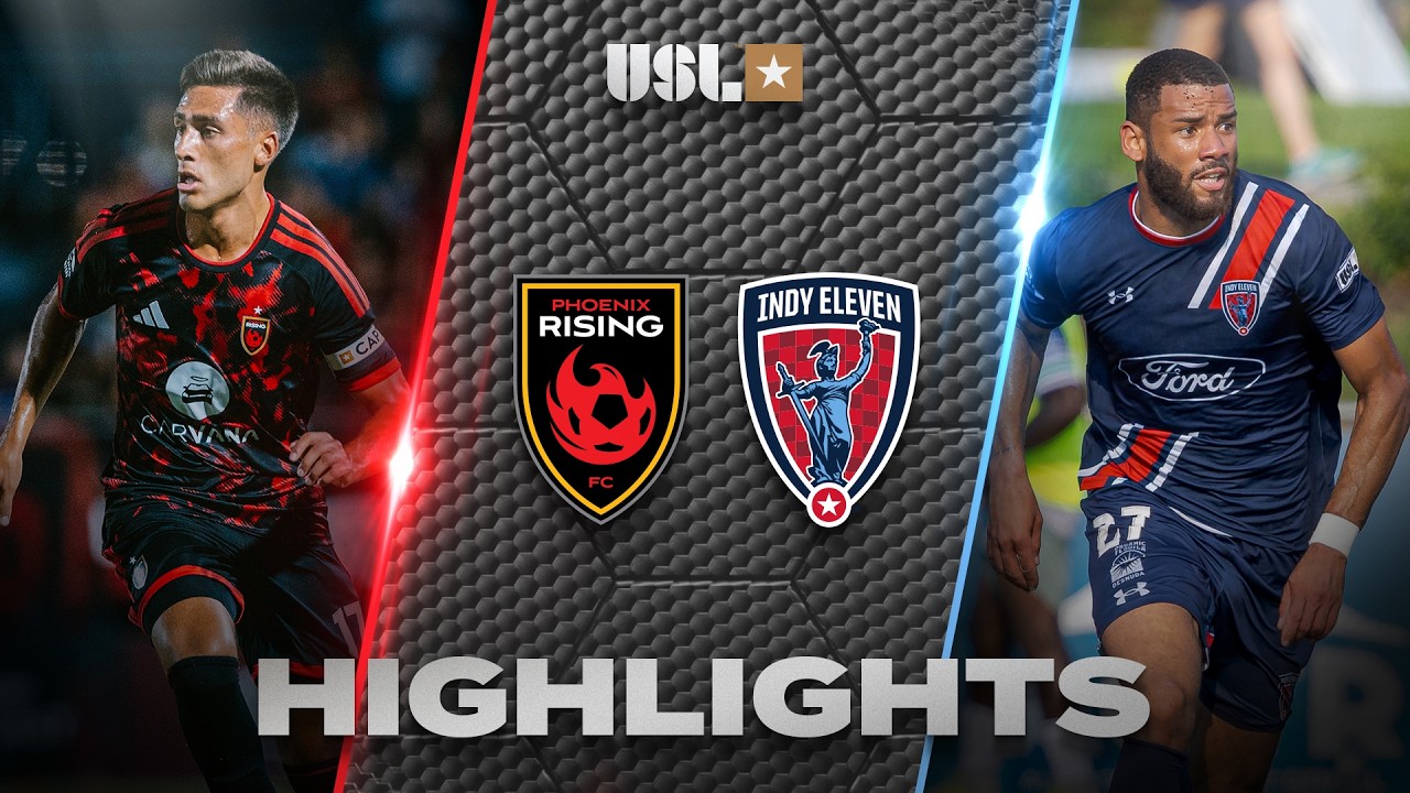 Phoenix Rising FC vs Indy Eleven วิดีโอฟุตบอล