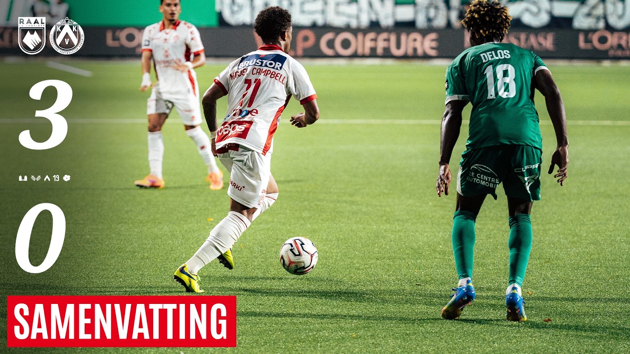 RAAL La Louvière vs KV Kortrijk วิดีโอฟุตบอล