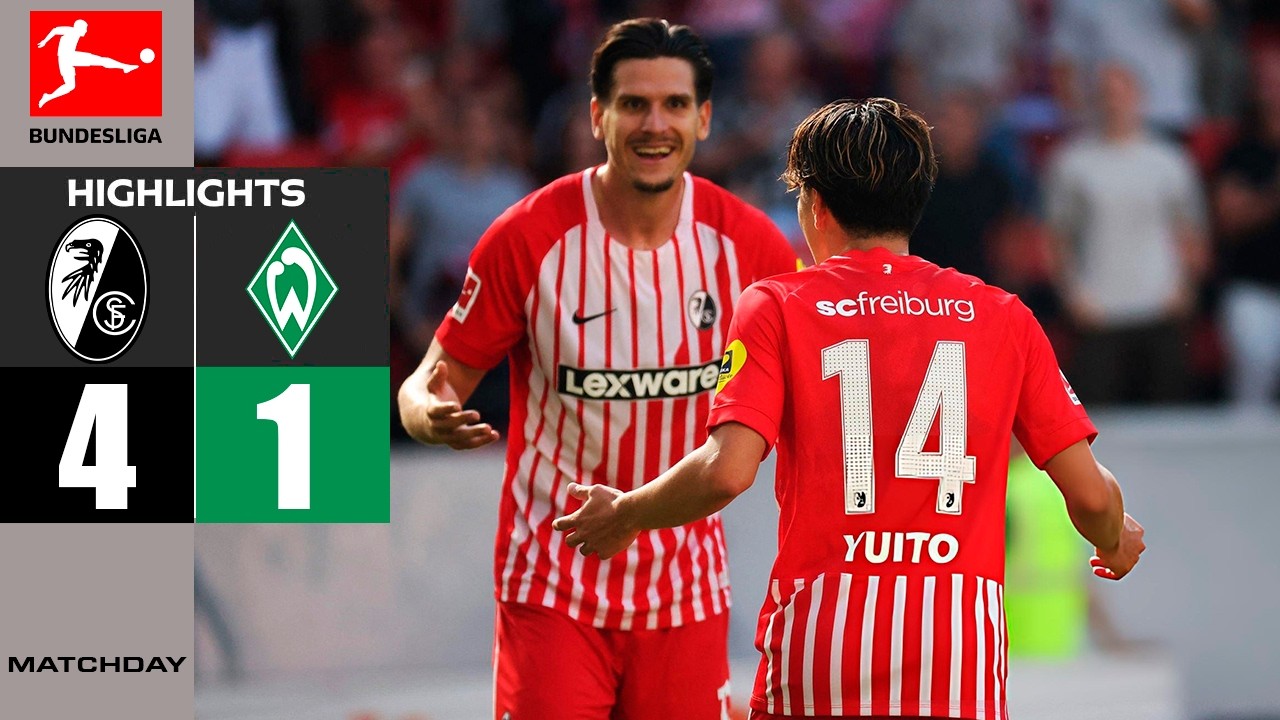 SC Freiburg vs Werder Bremen ภาพวิดีโอไฮไลท์ฟุตบอล